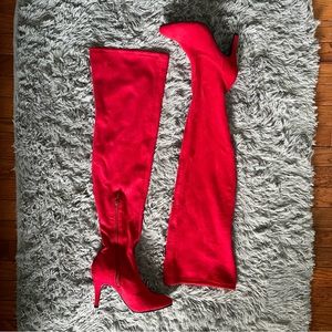 Rogue Over The Knee Heeled Pointed Toe Boots Women’s Size 7